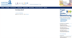 Desktop Screenshot of career-service.uni-frankfurt.de