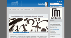Desktop Screenshot of japanologie.uni-frankfurt.de